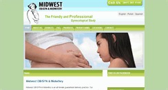 Desktop Screenshot of midwestobgynmidwifery.com